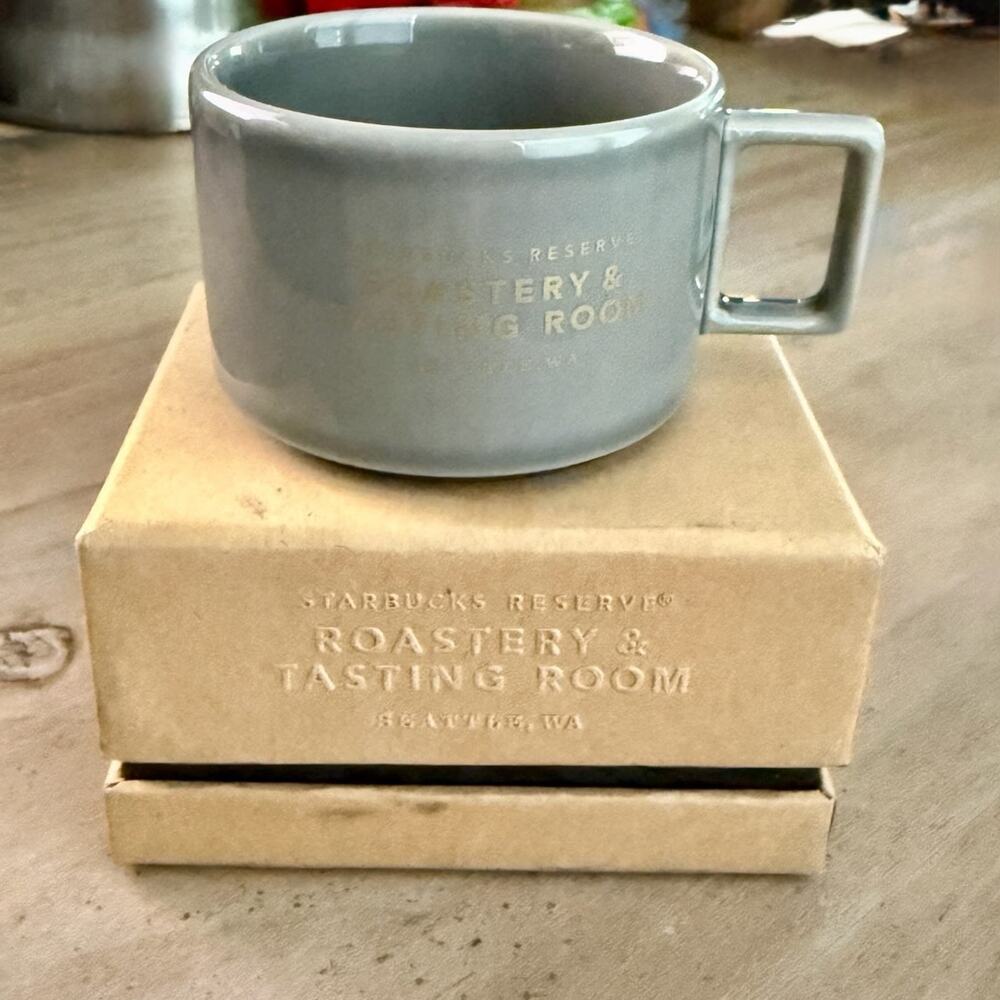 Starbucks Reserve Roastery & Tasting Room Seattle WA Gray Gold Mug w/Box